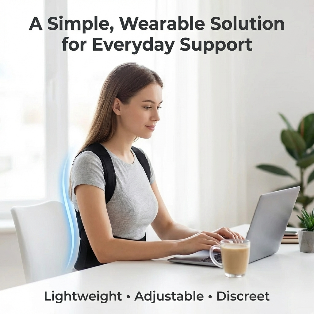 Comfortable Back Support Brace for Improved Posture Adjustment | Premium Quality