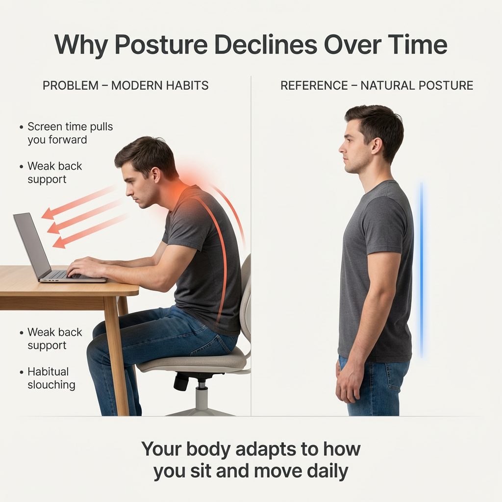 Comfortable Back Support Brace for Improved Posture Adjustment | Premium Quality