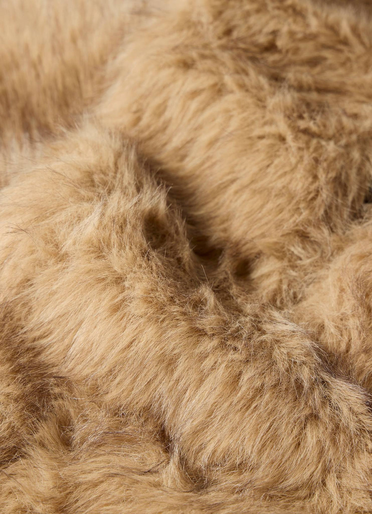 Faux Fur Scarf in Neutral