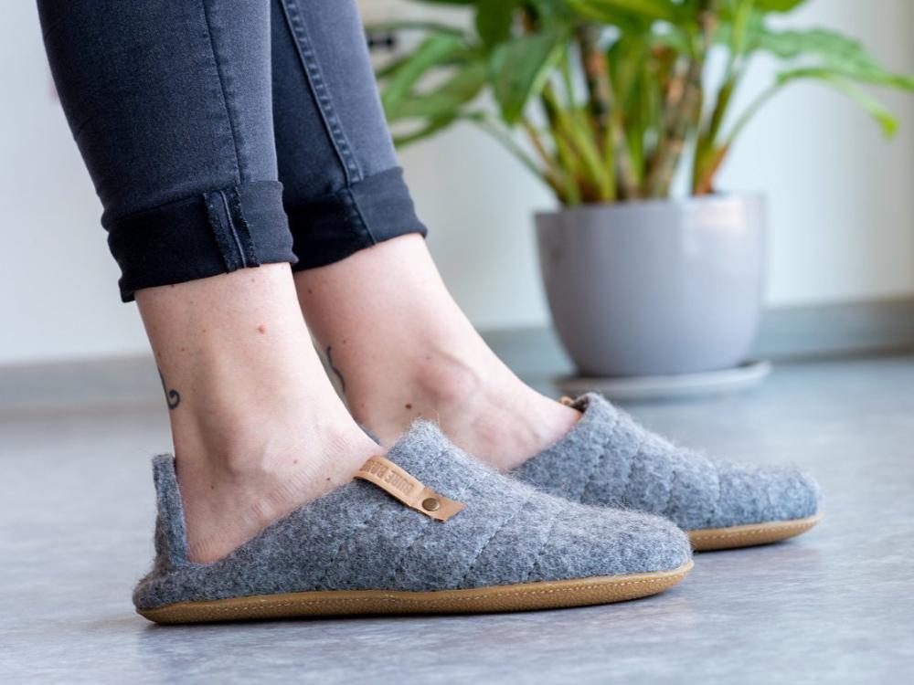 Men's COCOON Collapsible Back Slippers with Rubber Soles