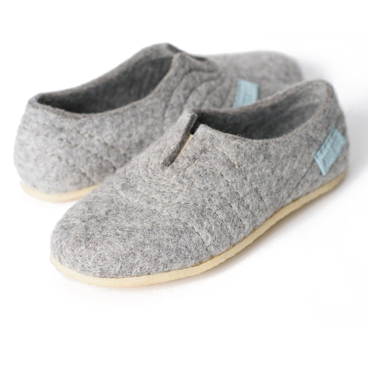 Gray COCOON Clogs for High Instep & Wide Feet