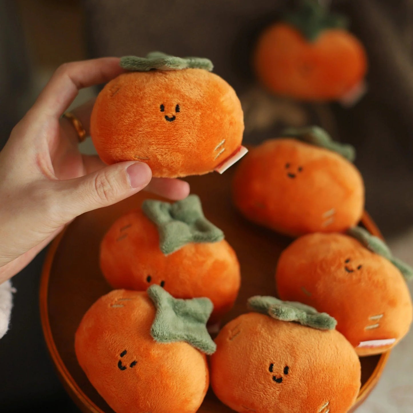 Daily White - Persimmon Toy Charm