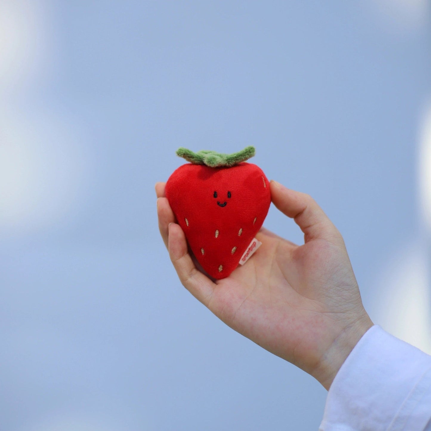 Daily White - Strawberry Bag Charm