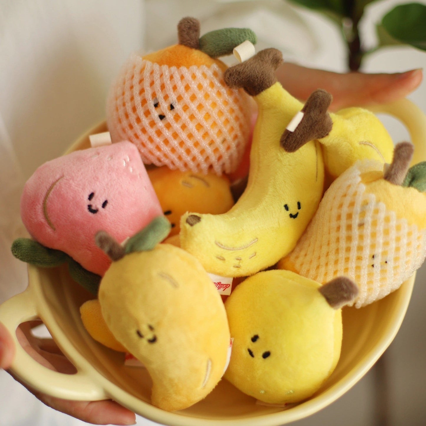 Daily White - Peach Bag Charm