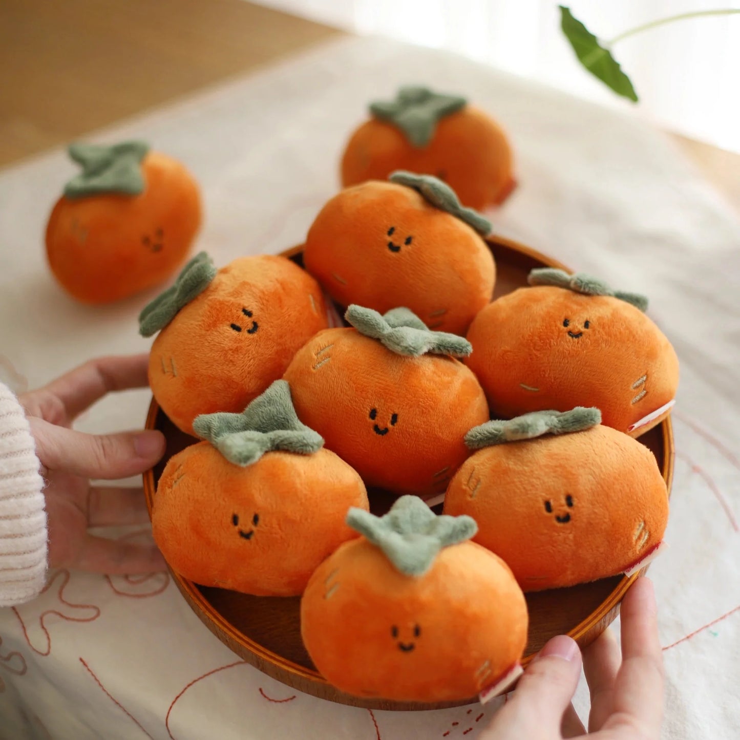 Daily White - Persimmon Toy Charm