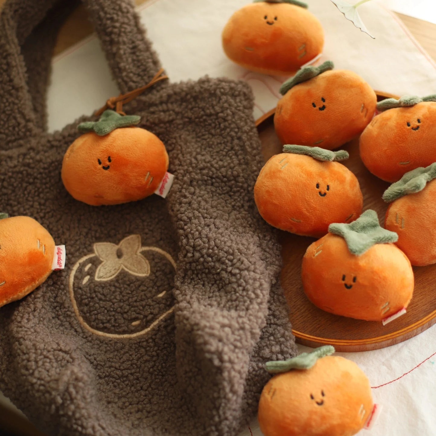 Daily White - Persimmon Toy Charm