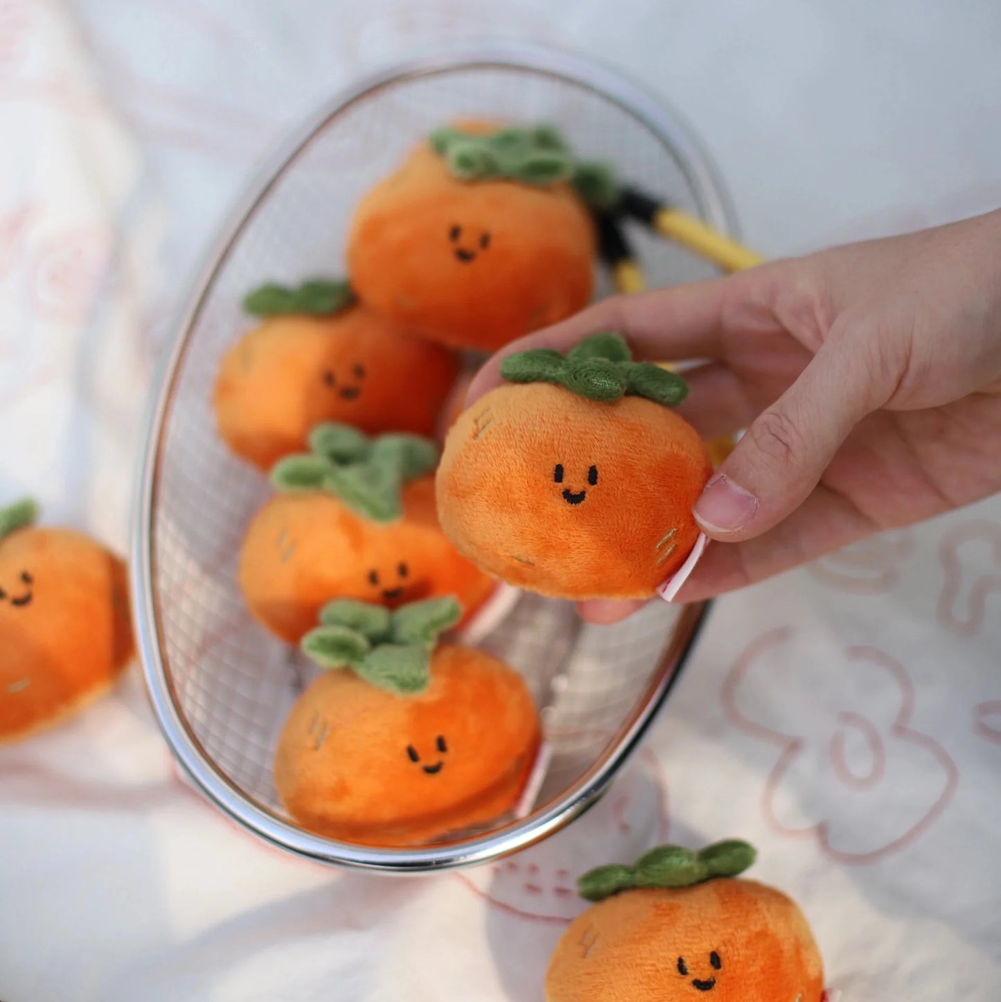 Daily White - Mini Persimmon Toy Charm