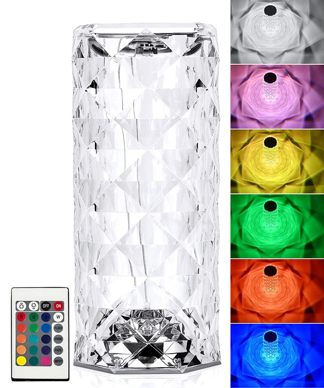 Modern Crystal Base Table Lamps For Bedroom | Premium Quality