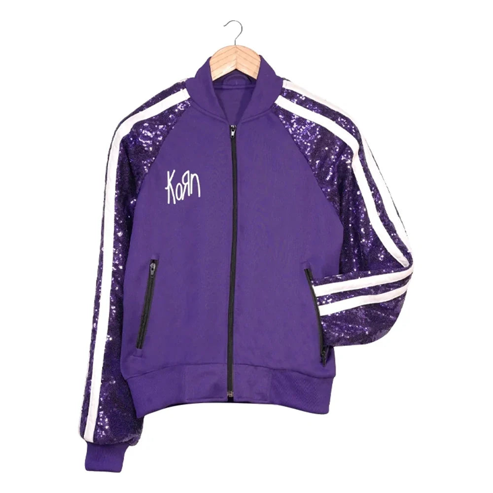 Korn Purple Sequin Tracksuit