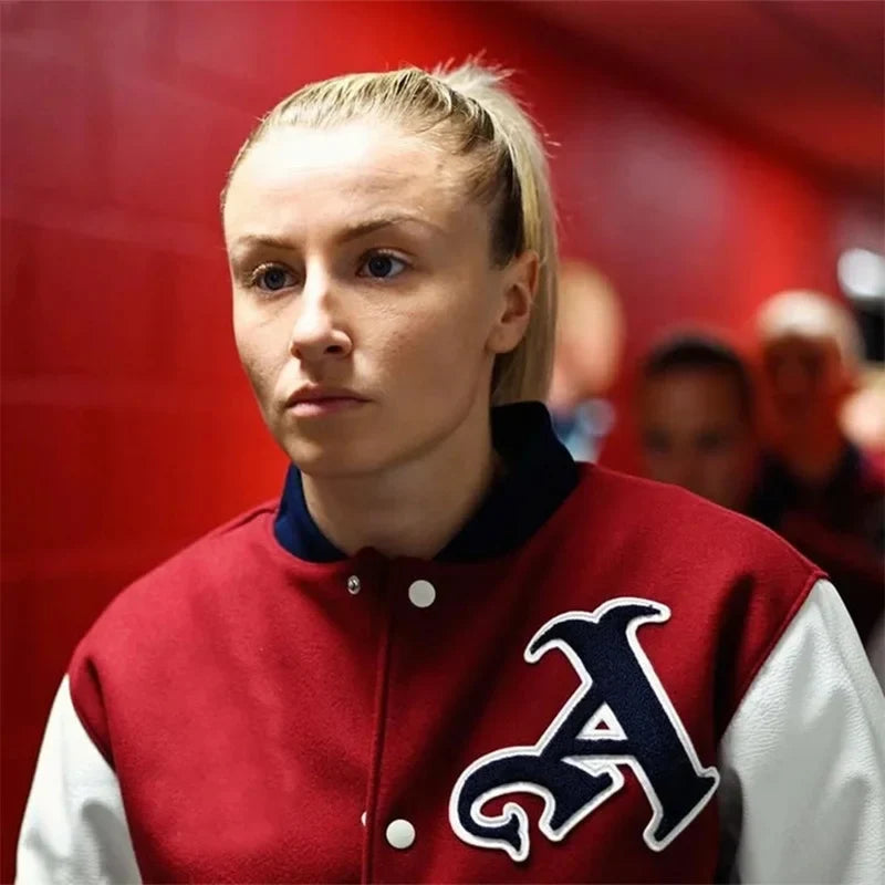 Leah Williamson Arsenal Wool Varsity Jacket