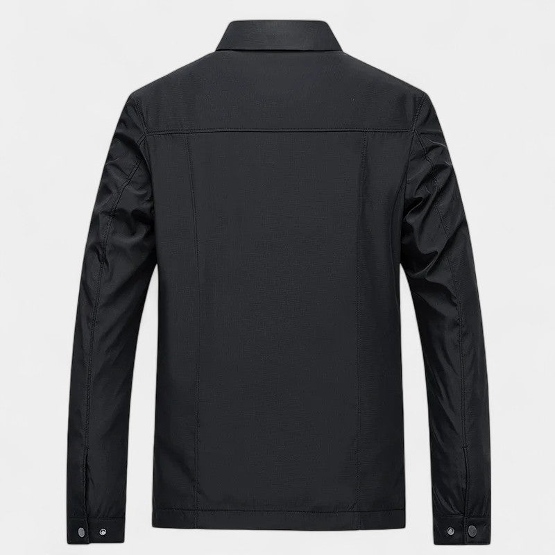 Men's Lightweight Nylon Windbreaker – Loose Straight Cut
