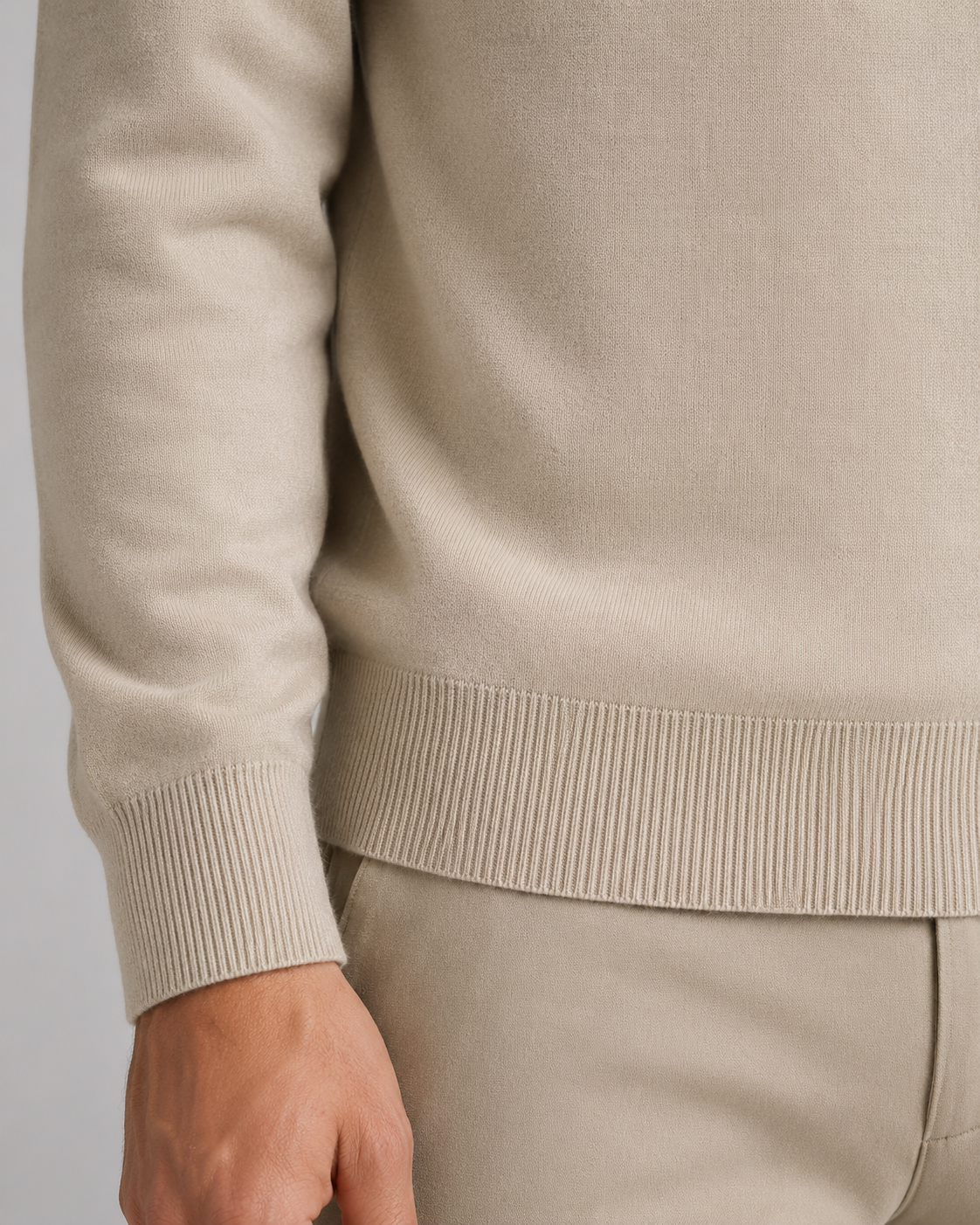 Men's Fine Gauge Knitted Polo – Open Collar Regular Fit