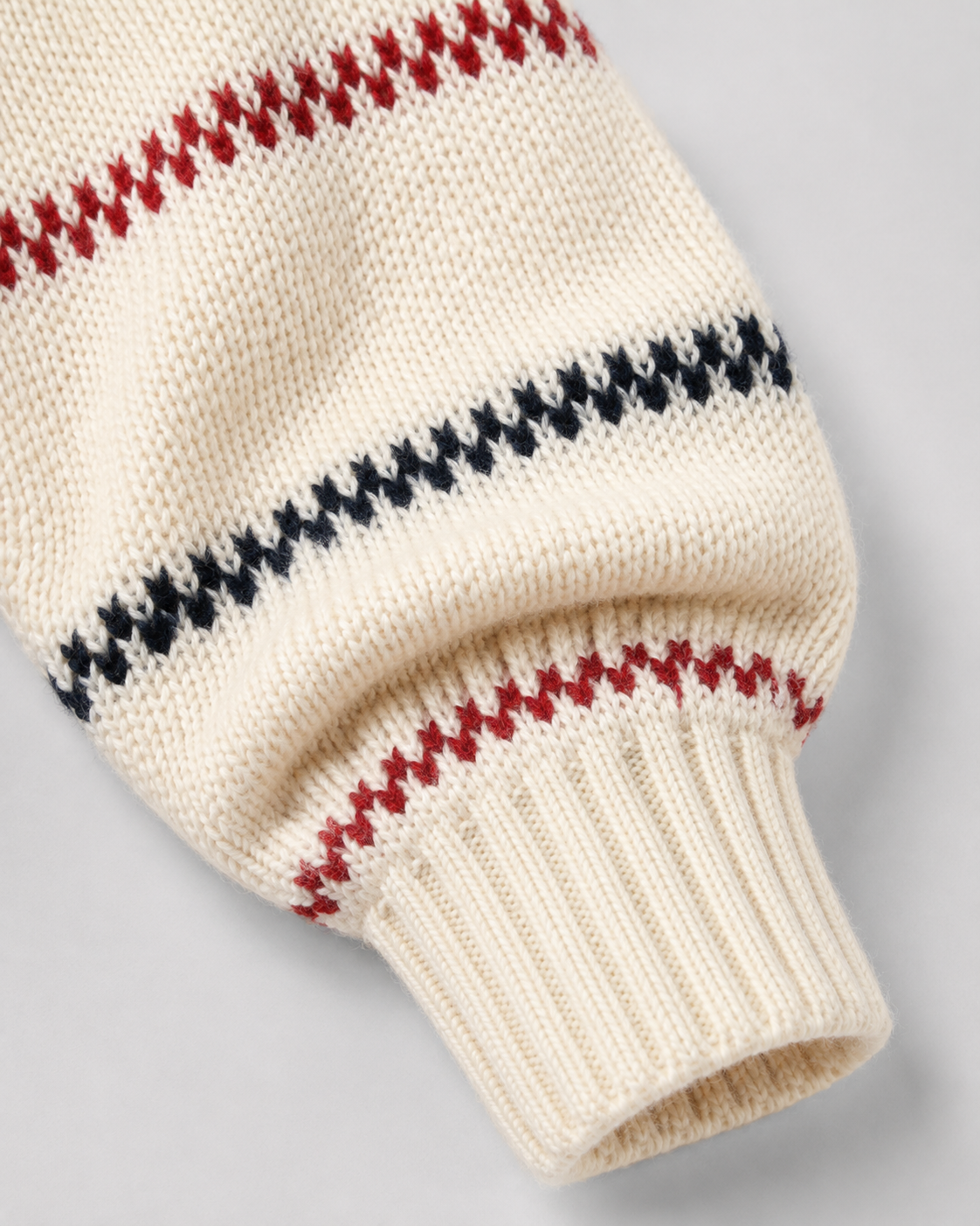 Men's Striped Knitted Crew Neck Jumper – Relaxed Fit