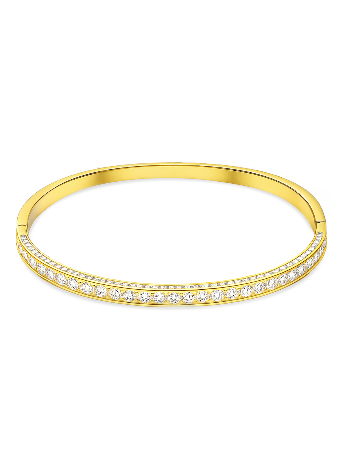 18K Gold Plated Bangle Bracelet