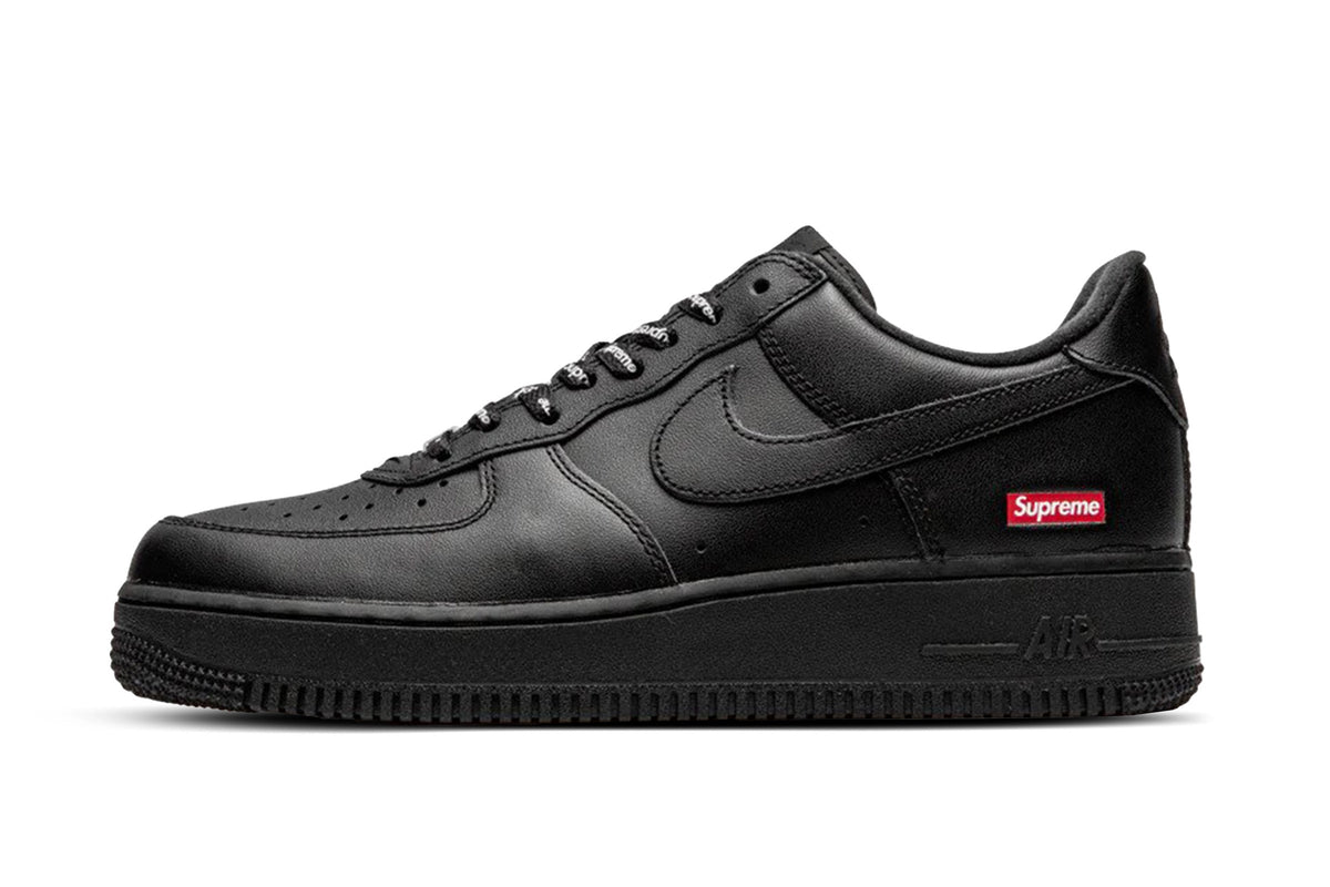 Nike Air Force 1 Low Supreme Black Trainers