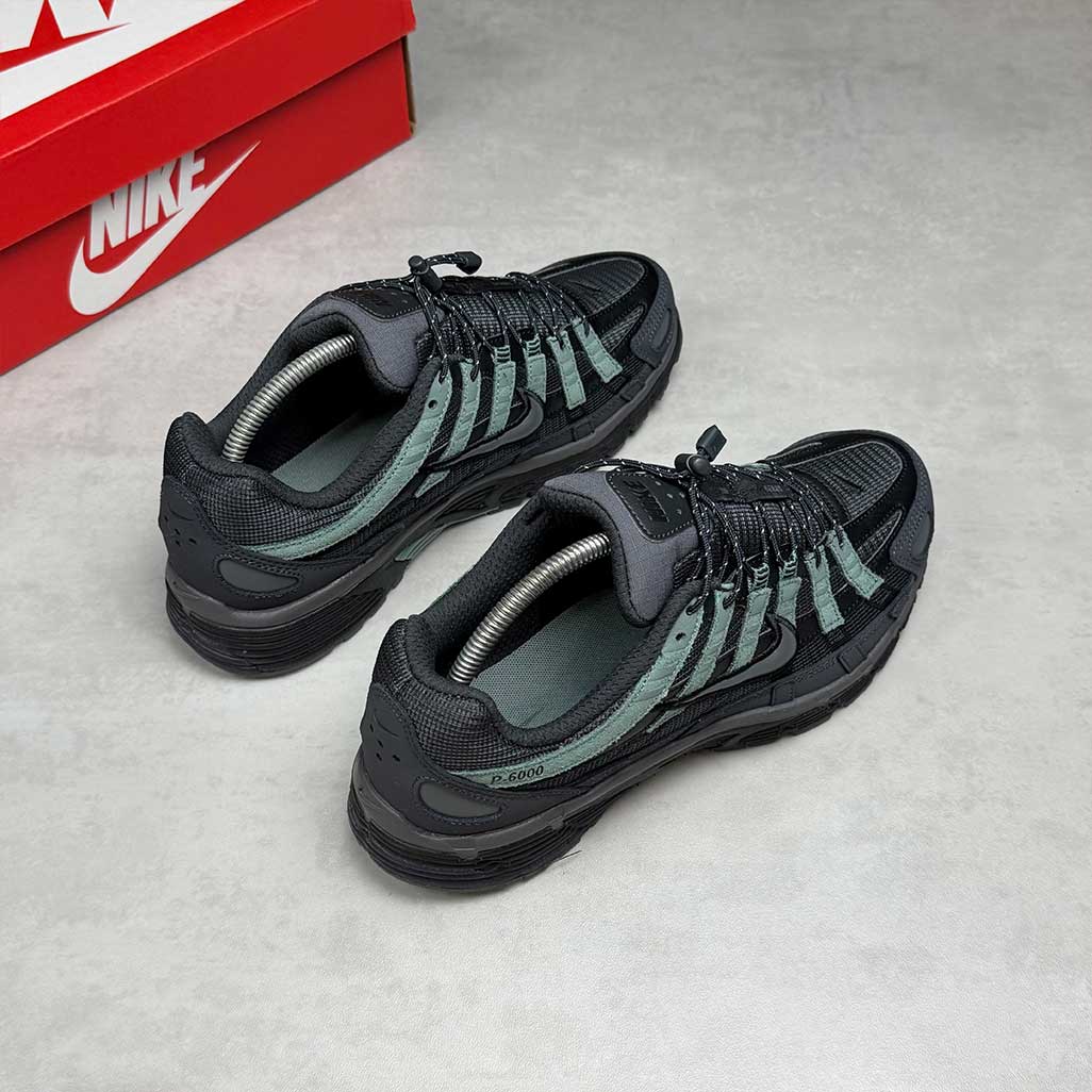 Nike P-6000 Anthracite Clay Green Trainers