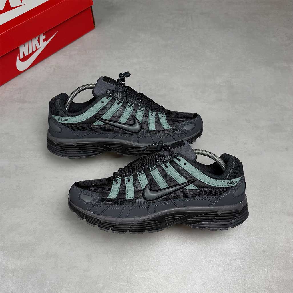 Nike P-6000 Anthracite Clay Green Trainers