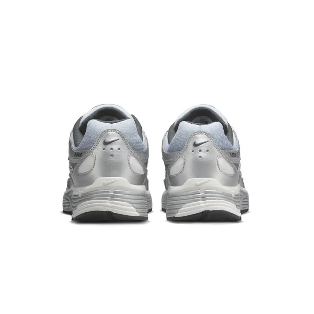 Nike P-6000 Metallic Silver Summit White-Wolf Grey Trainers