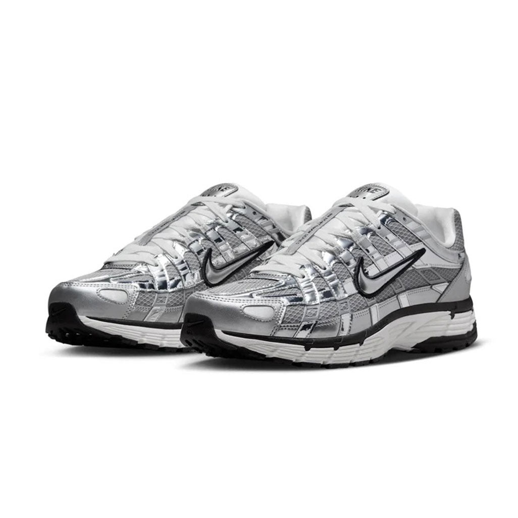 Nike P-6000 Metallic Silver Trainers