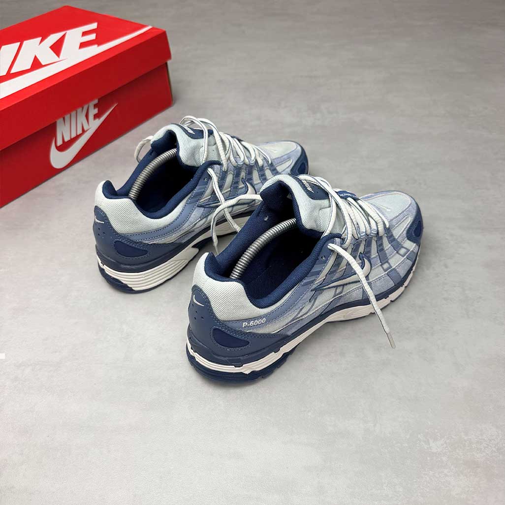 Nike P-6000 SE Worn Blue Denim Trainers