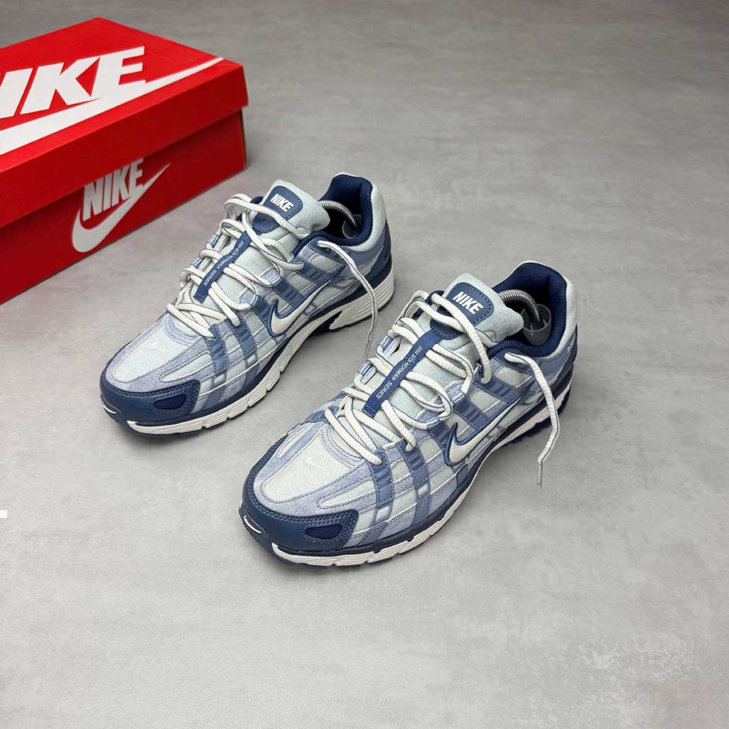 Nike P-6000 SE Worn Blue Denim Trainers
