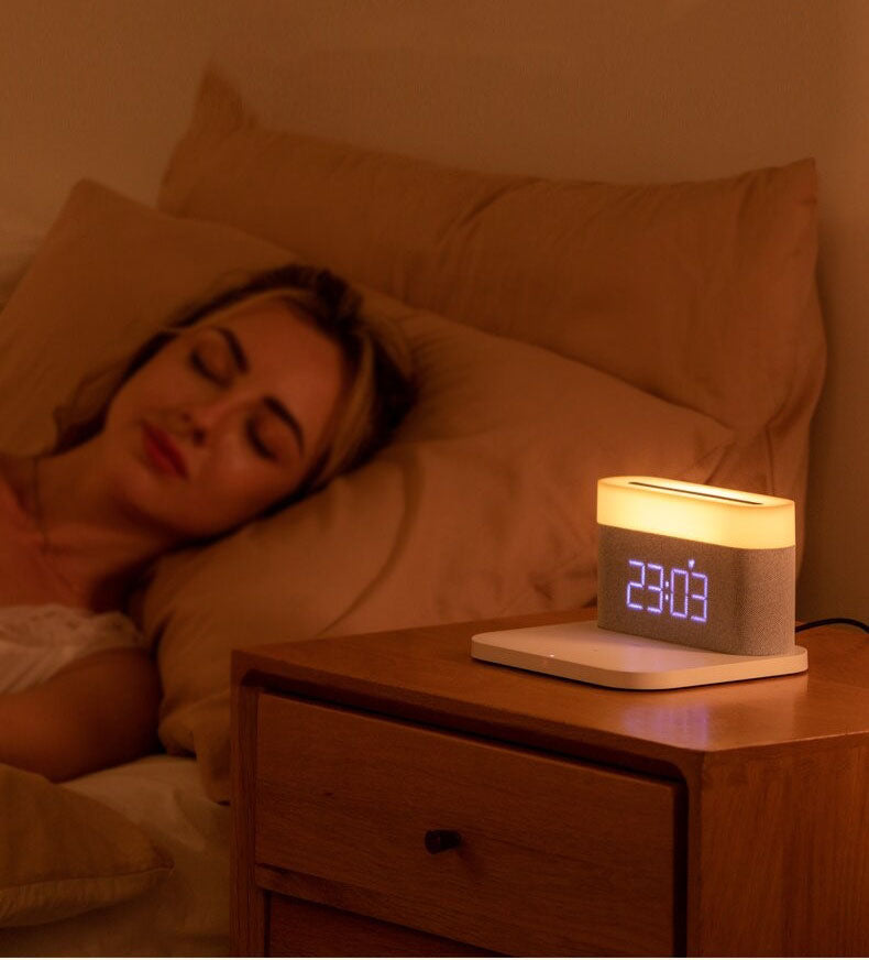 3 in 1 Wireless Charger, Alarm Clock and LED Lamp | Premium Quality