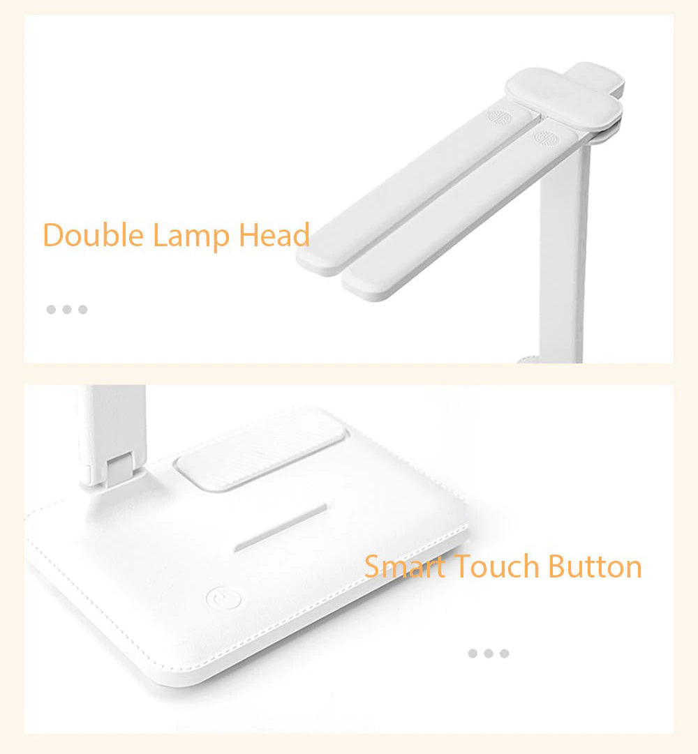 3 In 1 Rechargeable Led Desk Lamp, Phone Holder And Pen Holder | Premium Quality