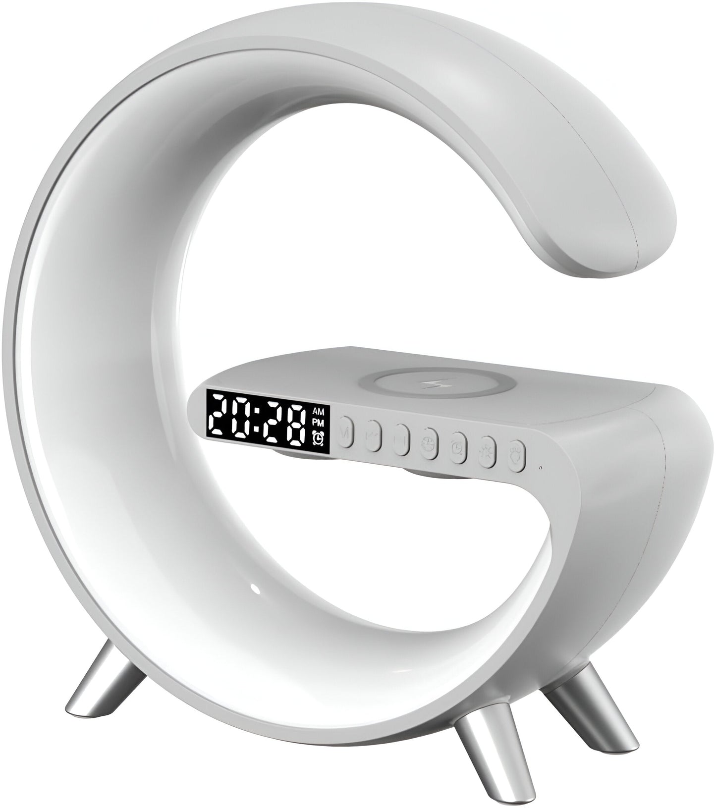 4-in-1 Alarm Clock, Mood Light, Speaker And Wireless Charger | Premium Quality