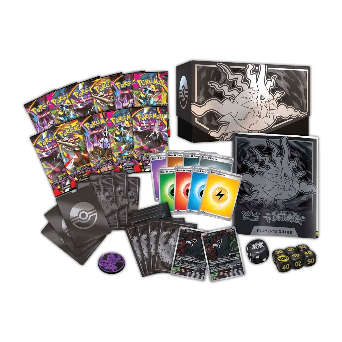 Pokémon TCG – Mega Evolution – Pitch Black Pokémon Center Elite Trainer Box
