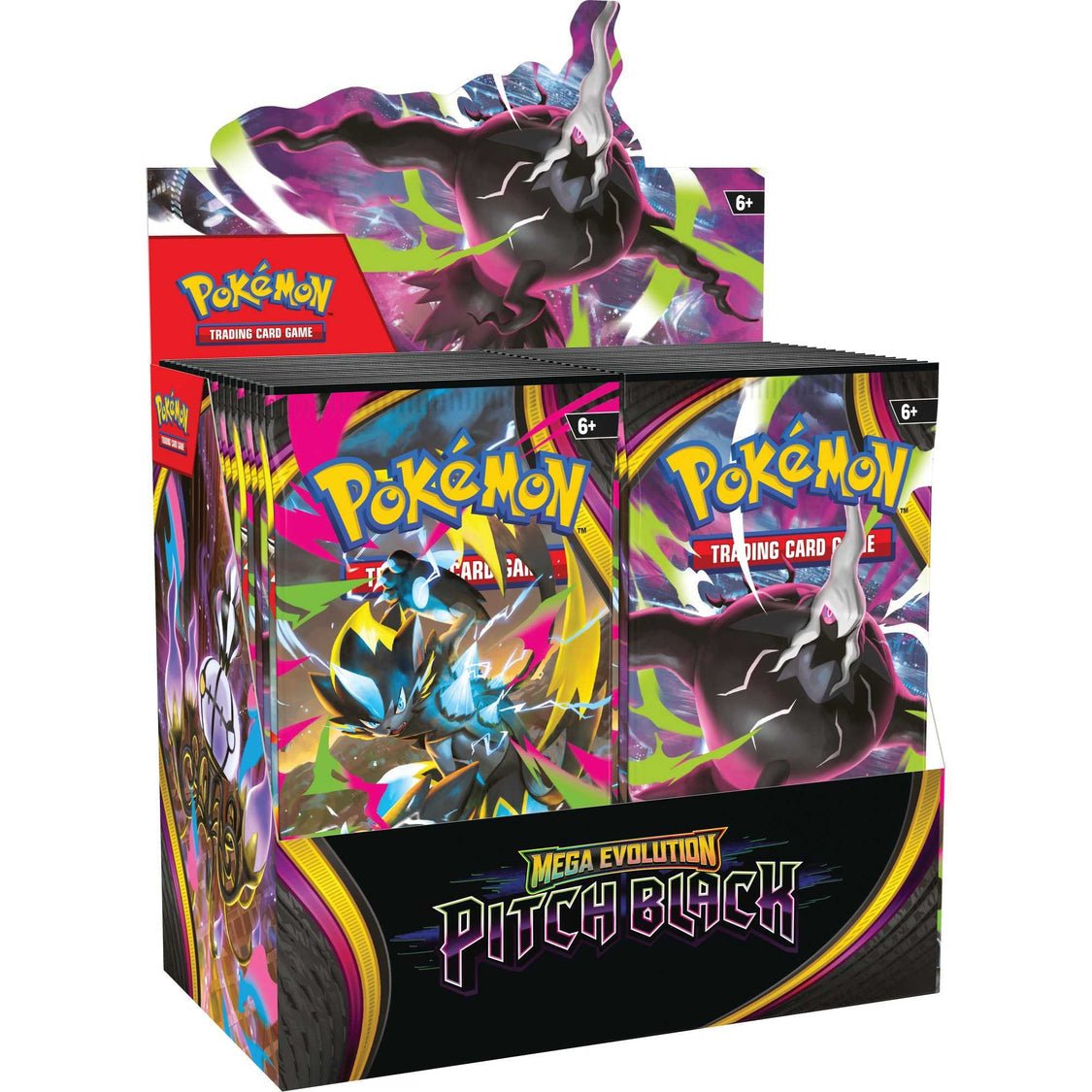 Pokémon TCG – Mega Evolution – Pitch Black Booster Display Box (36 Packs)