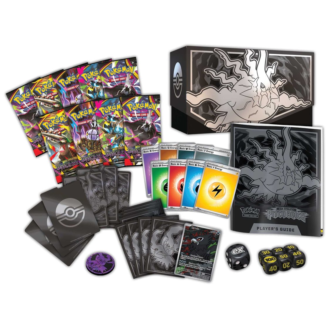 Pokémon TCG – Mega Evolution – Pitch Black Elite Trainer Box