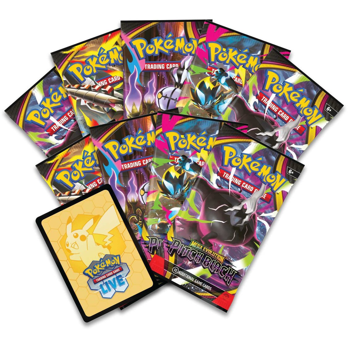 Pokémon TCG – Mega Evolution – Pitch Black Elite Trainer Box