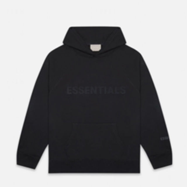 (SALE) Fear of God Essentials Hoodie SS21 - Black