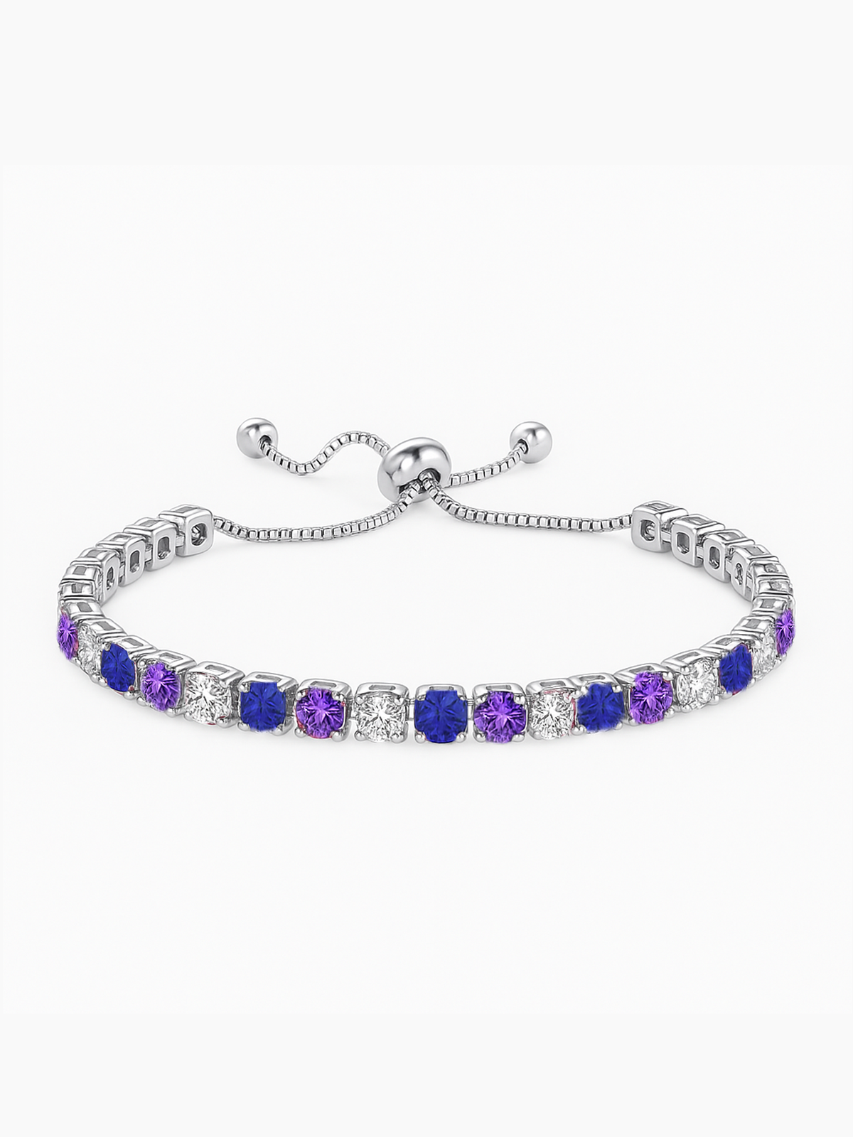 Olivia Paris Purple Tennis Bracelet