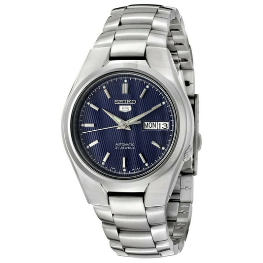 Seiko 5 Automatic Blue Dial Steel Strap Men's Wristwatch SNK603K1