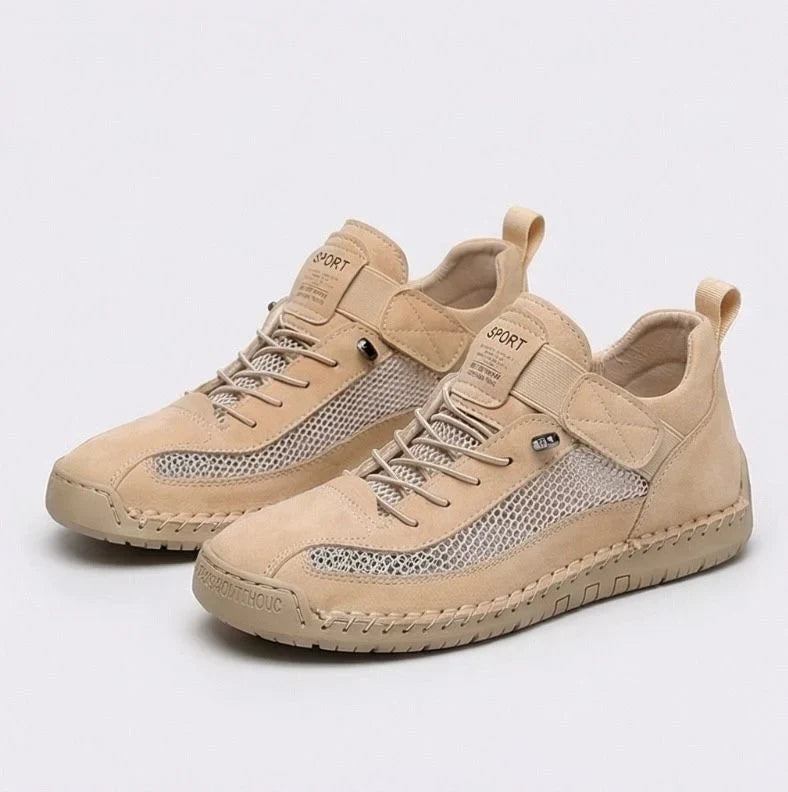 Shoes For Women | Lace-Up Mesh and Leather