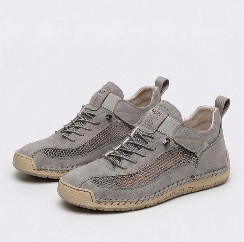 Shoes For Women | Lace-Up Mesh and Leather