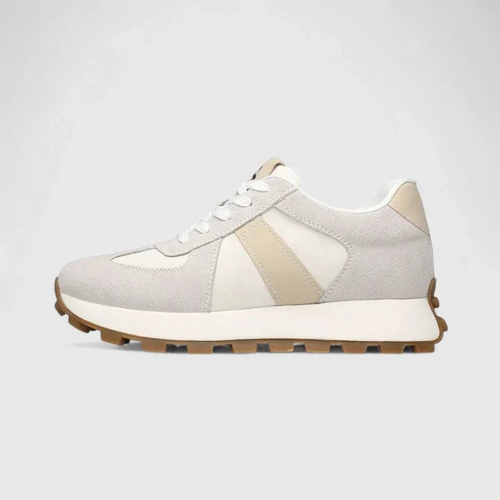 Sneakers For Women | Comfortable Lace-Up Suede Panels