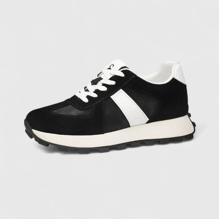 Sneakers For Women | Comfortable Lace-Up Suede Panels