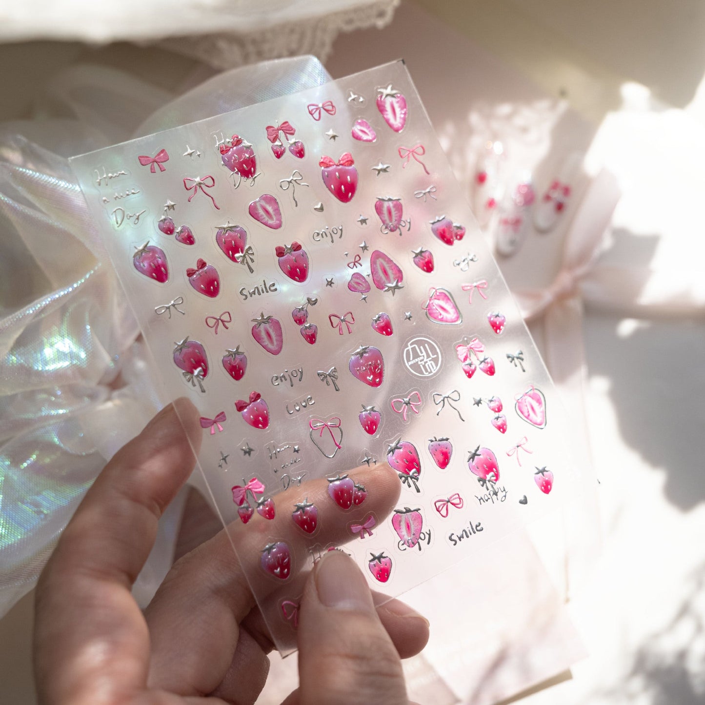 Hello Claws - Strawberry Nail Deco Sticker