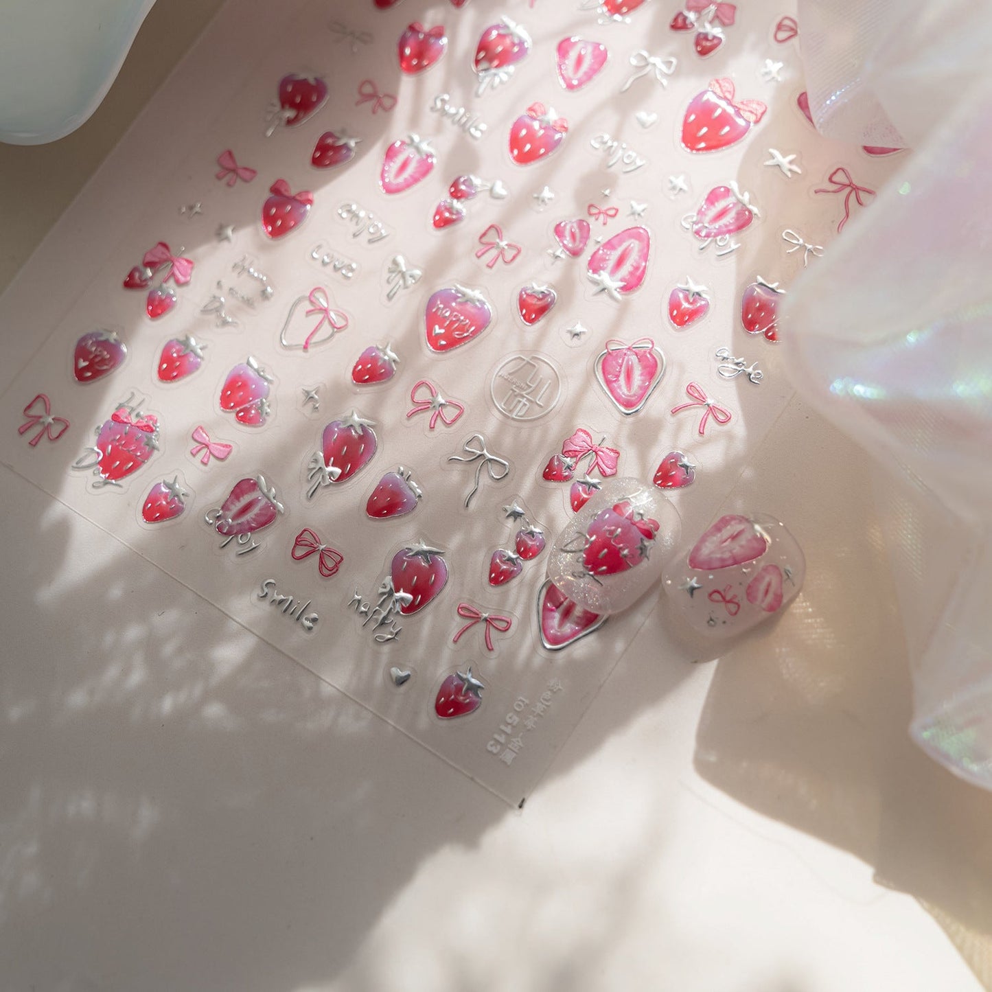 Hello Claws - Strawberry Nail Deco Sticker