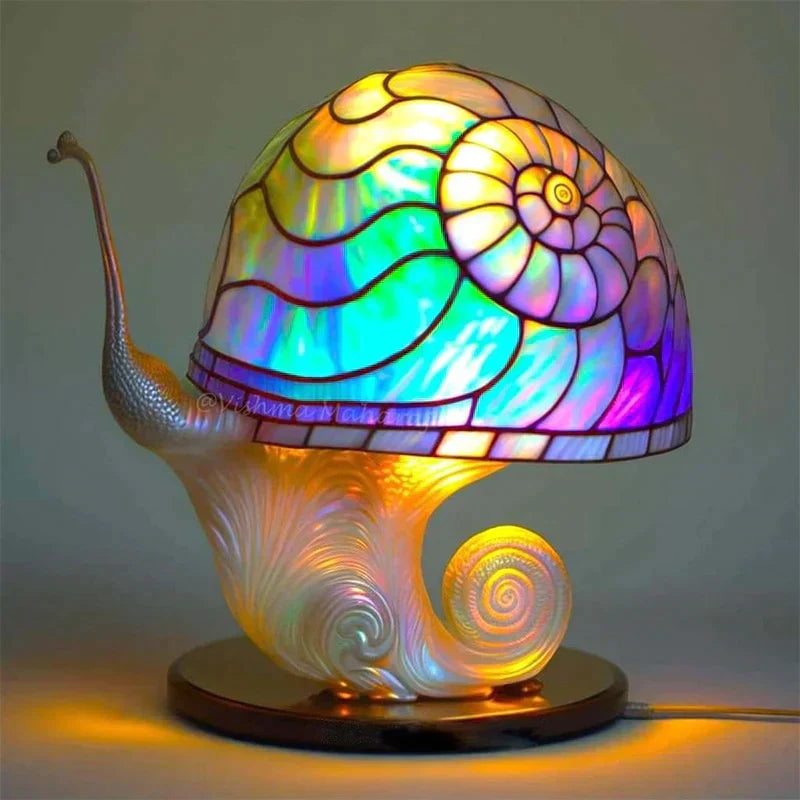 Stylish Glass Desk Table Lamp – Colourful Home Lighting | Premium Quality