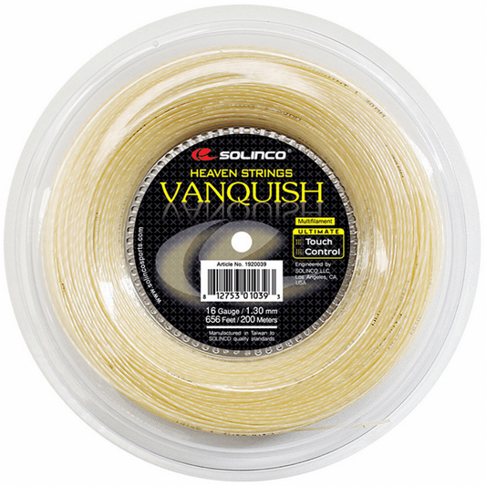 Solinco Vanquish Natural 200m Tennis String Reel
