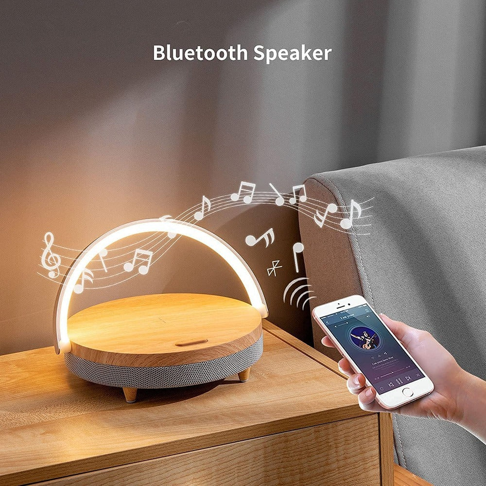 3 in 1 LED Lamp, Bluetooth Speaker And Wireless Charger | Premium Quality