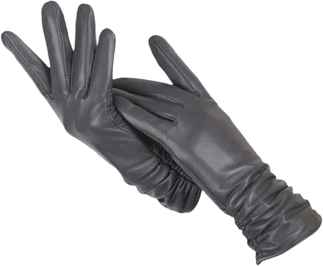 Women's Leather Gloves | Warm Classic Winter Style