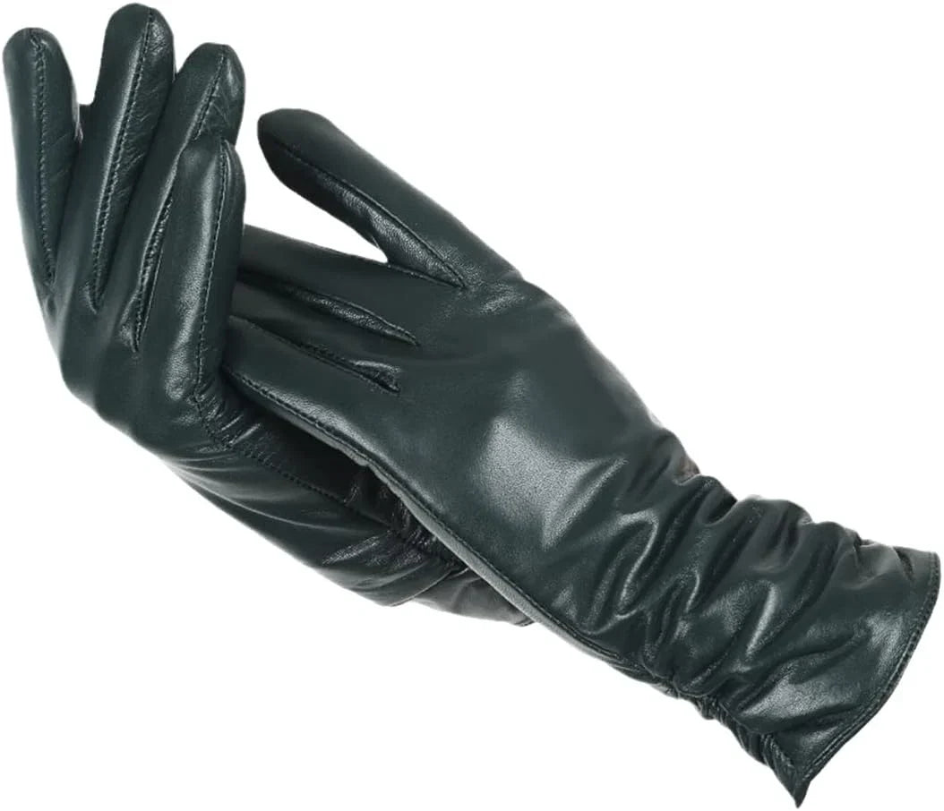 Women's Leather Gloves | Warm Classic Winter Style