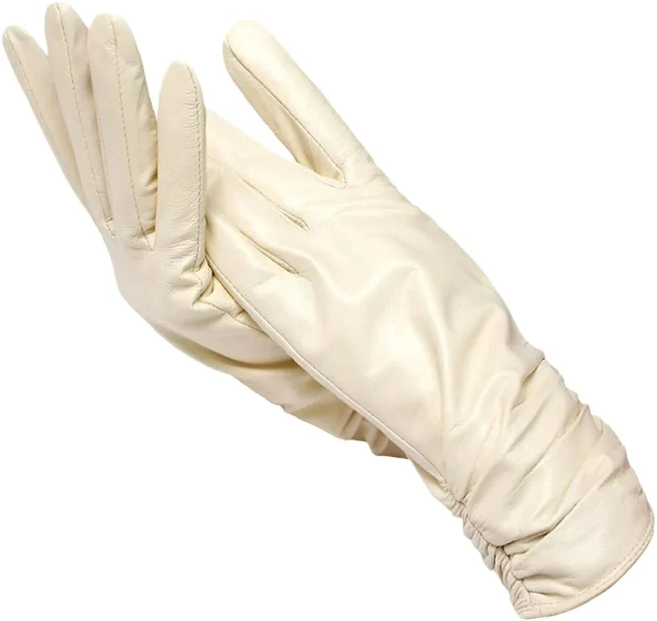Women's Leather Gloves | Warm Classic Winter Style
