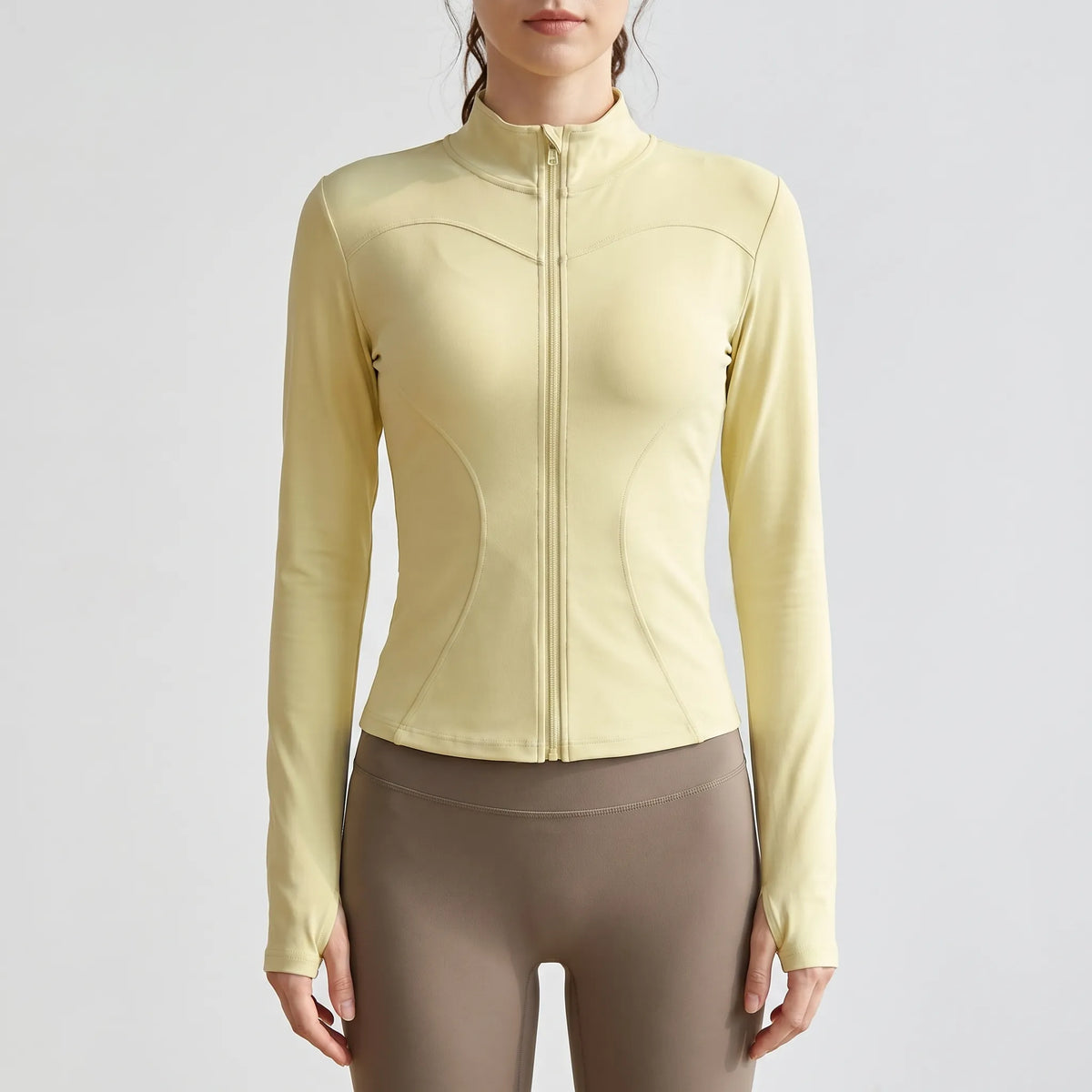 Women's Sport Coat | Fitted Long Sleeve Zip-Up