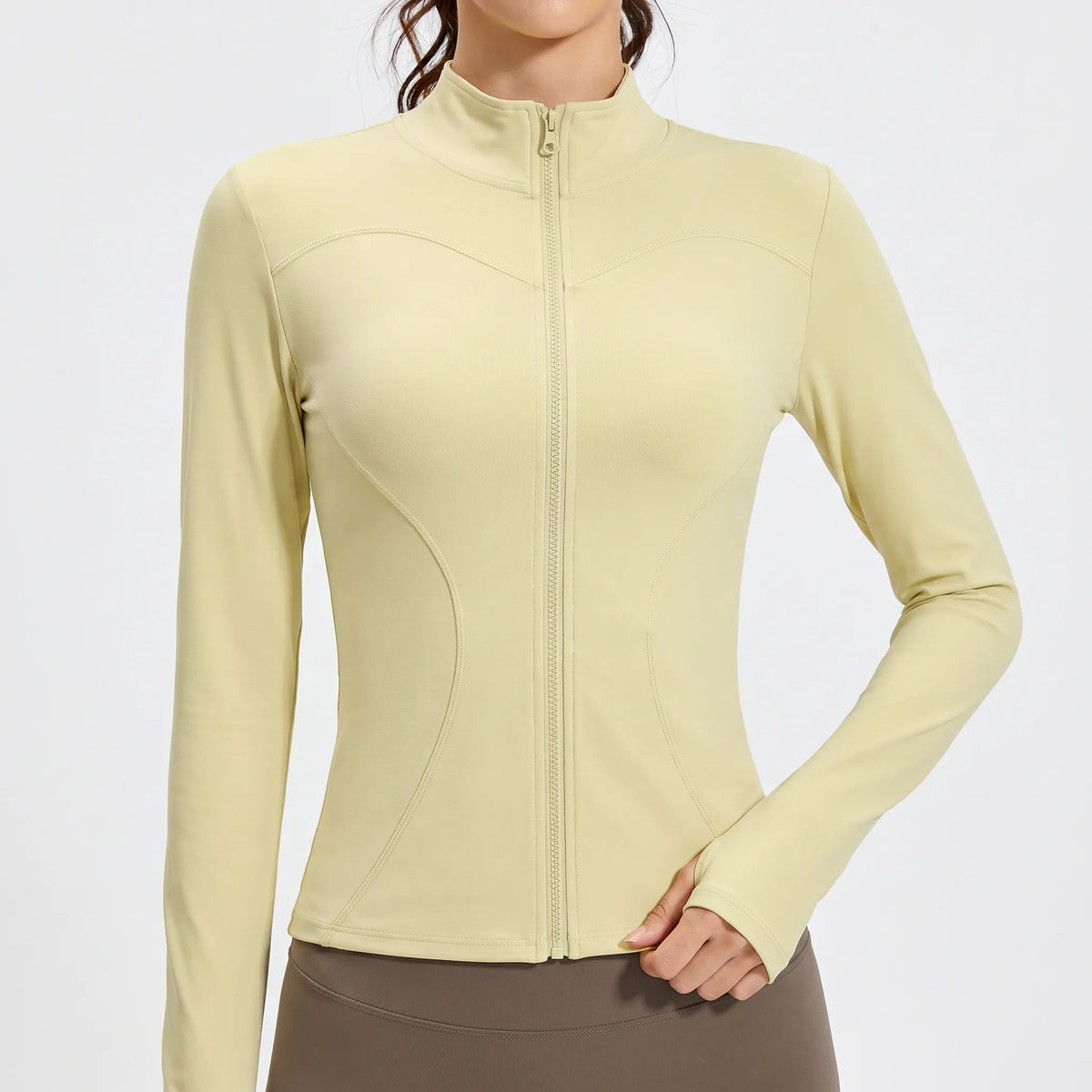 Women's Sport Coat | Fitted Long Sleeve Zip-Up