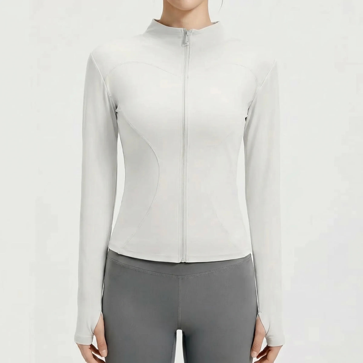 Women's Sport Coat | Fitted Long Sleeve Zip-Up